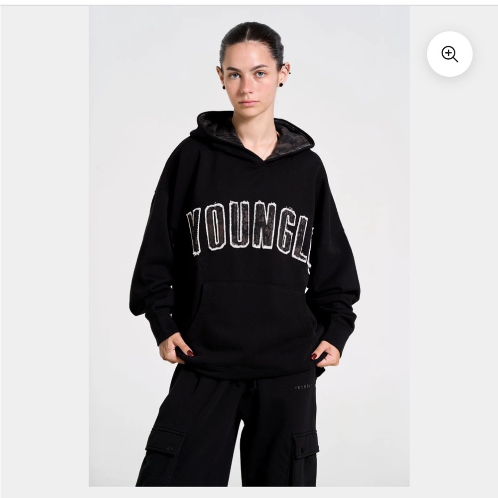 YoungLA for her Camo Hoodie